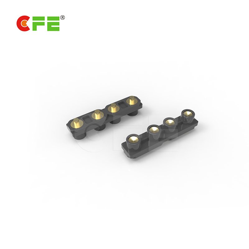 5pin顶针连接器|弹簧充电针连接器|LED灯导电针连接器镀金|川富专业生产(图文)