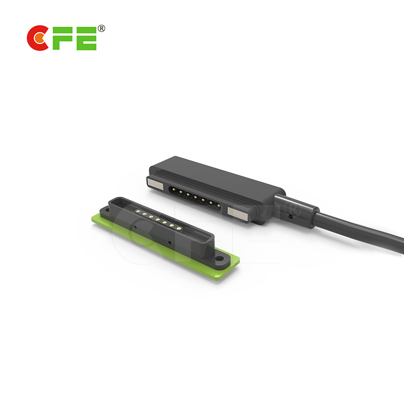 PCB板焊接磁吸连接器7PIN_环保电源磁铁充电线|电动车磁力数据线