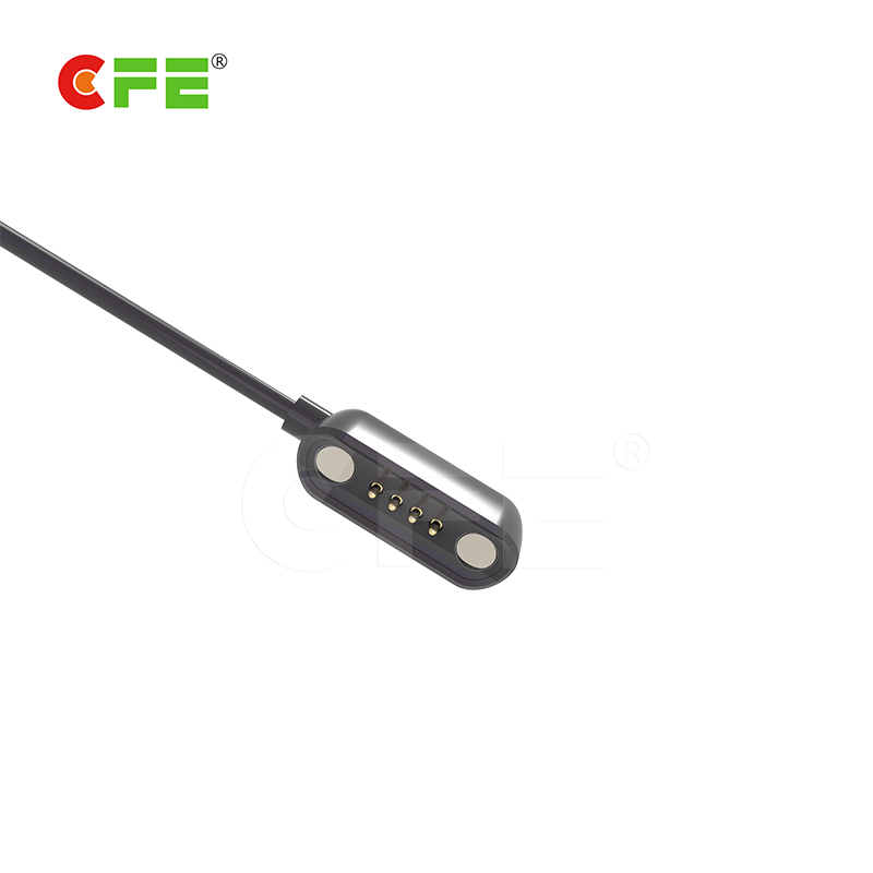 CFE定制_电脑LED家居台灯磁吸充电线|pogopin天线顶针一体式磁铁数据线(图文)